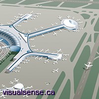 Toronto Airport illustration