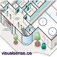 Hockey Rink Technical Illustraton