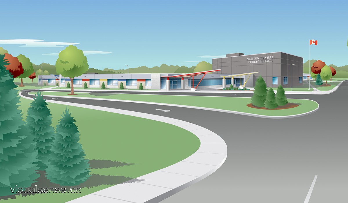 school illustration