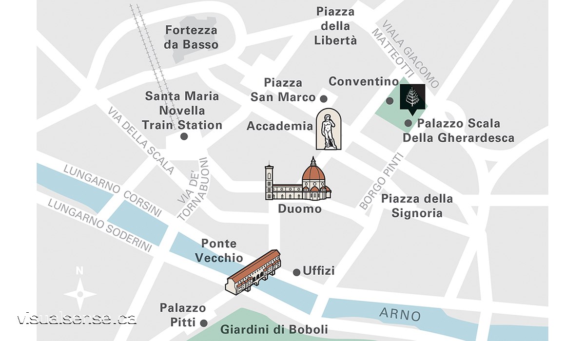 Map of Florence