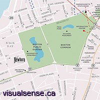Newbury Boston Map 
