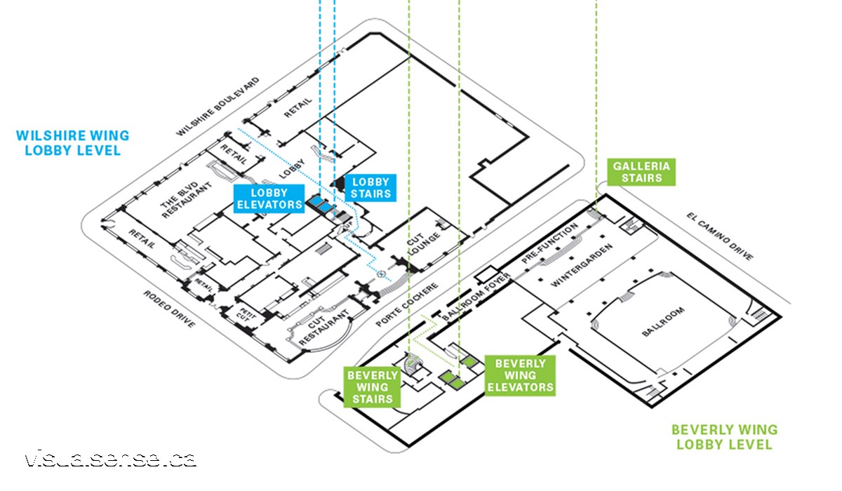 Beverly Wilshire Four Seasons Map