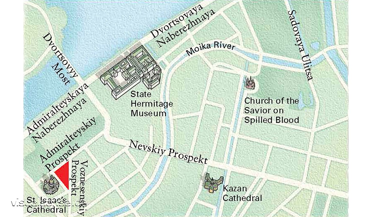 Map of St. Petersburg