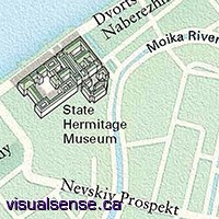 Map of St. Petersburg